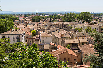 house roof tops in Avignon Provence